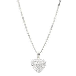 Halskette Crystal Heart - Sil-Hal-08 (1)